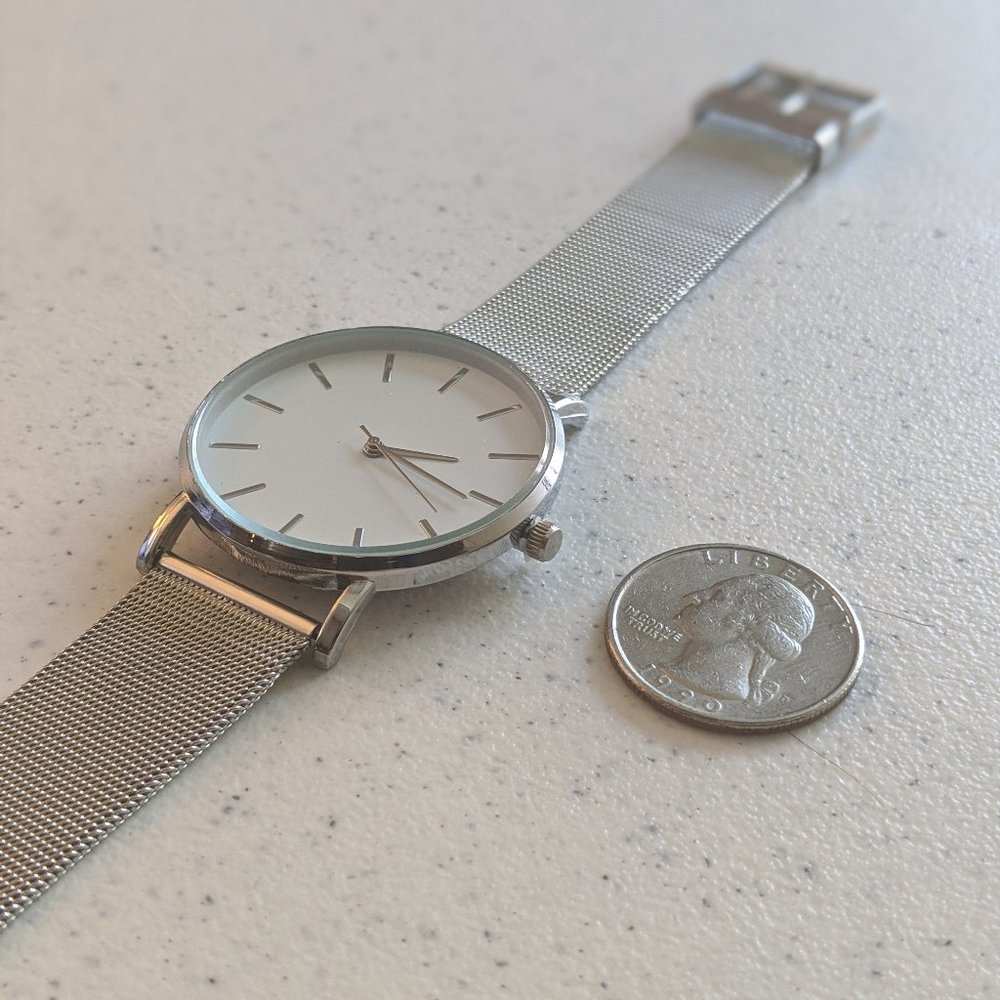 Orologio SILVER Women's Designer Stainless Watch - Picture 9 of 10